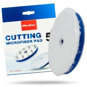 Max Shine Microfiber Cutting Pad, 5 Inch, Hook and Loop