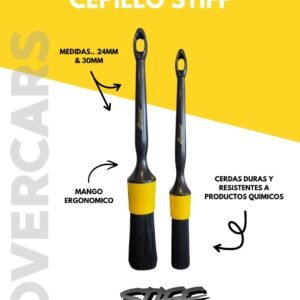 Overcars Brocha Stiff Cerdas Duras 24 mm
