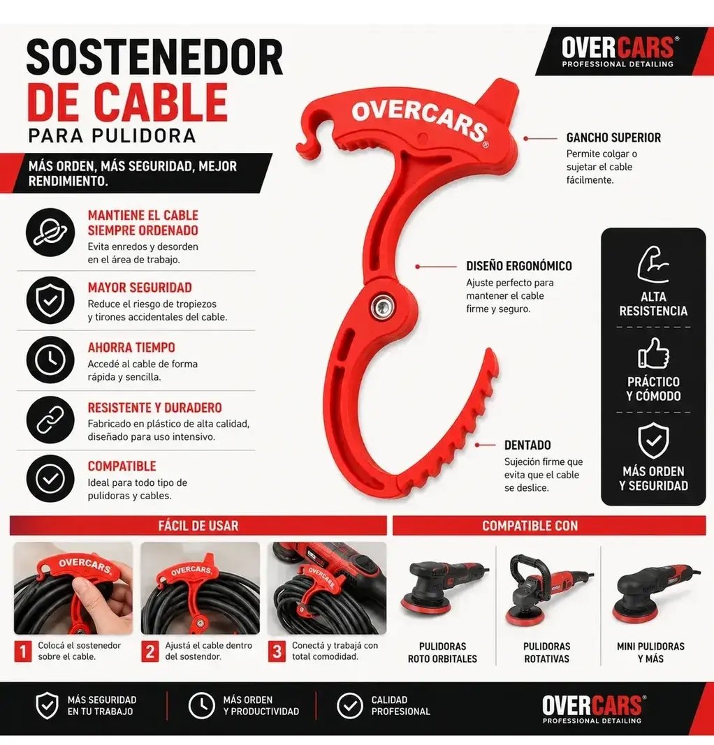 Overcars Abrazadera para cables - Imagen 6