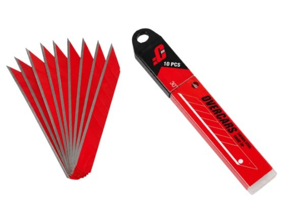 Overcars Repuestos hojas de cutter x 10