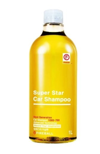 Fireball Super Star Car Shampoo 1L - Yellow